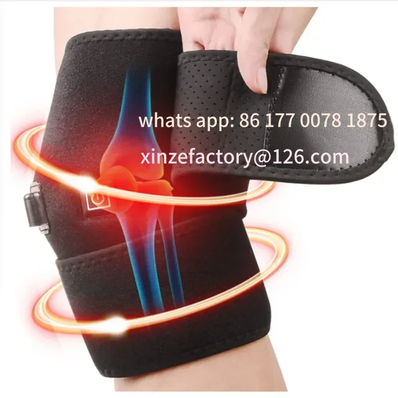 Customizable New Electric Heating Knee Pads Relieve Pain Relief Support Brace Therapy Joint Injury Recovery Rehabilitation