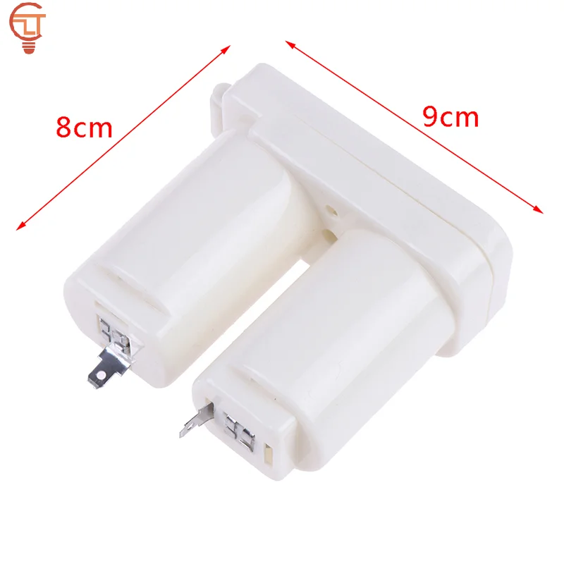 

Double Compartments Universal Battery Box for Gas Water Heater Accessories Parts Plastic Double Battery Case(white)