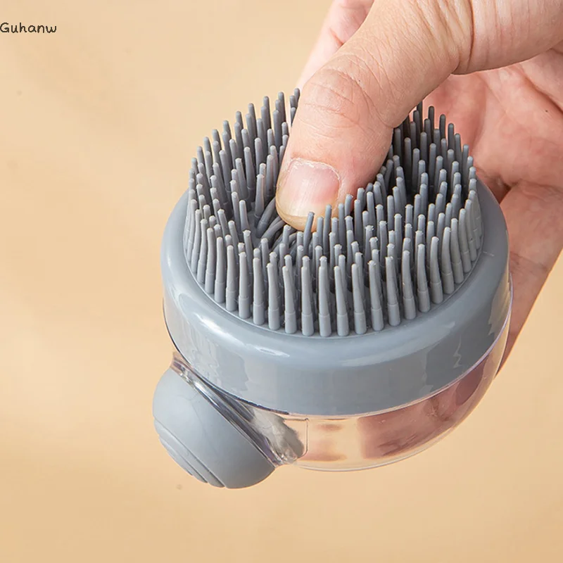 

[WHB] Массажная щетка для мытья головы, силиконовая расческа для шампуня, массажер для кожи головы для женщин