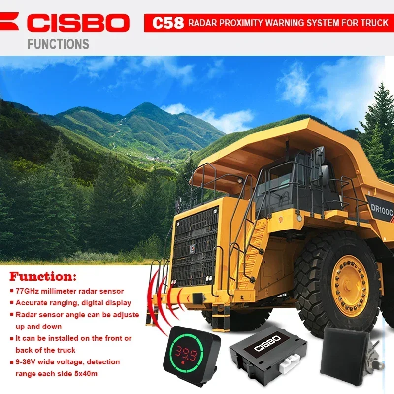 40m PWAS With Data Logger Car Electronics Safety & Security Parking Assist Sensors Proximity Warning Alert System for Vehicles