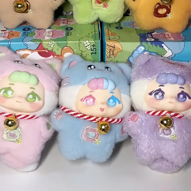 

Amow Fluffy Cat Ball Party Series слепая коробка плюшевая игрушка Kawaii Cat кукла фигурки-сюрприз сумка кулон игрушка в подарок Mystery Box