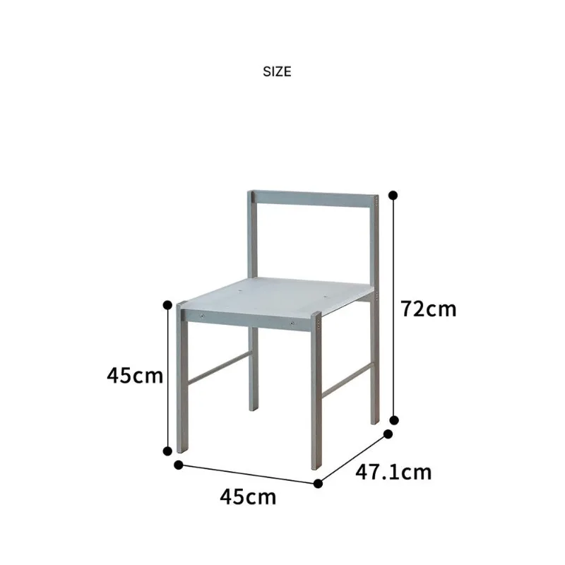 Frosted transparent acrylic dining chair Simple household casual shoe changing stool Dressing chair