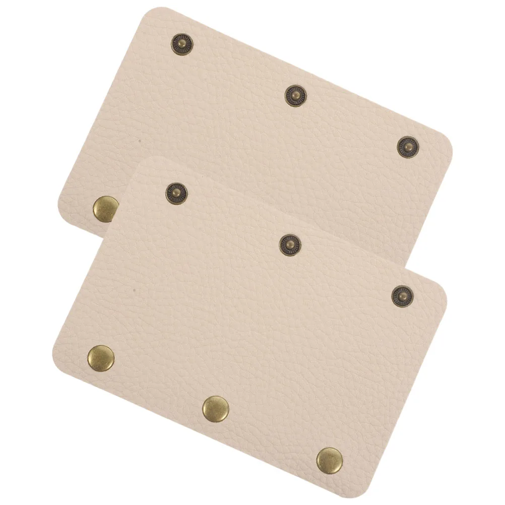 

2 Pcs Anti-snap Gloves Luggage Handle Cover Belt Wraps for Suitcase Pu Travel Bag Man Covers