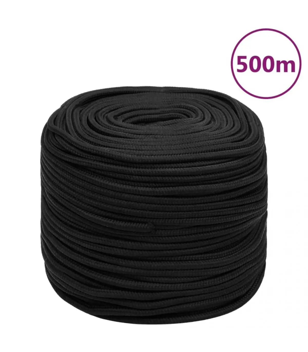 10 mm 500 m Deep Black Polypropylene Ship Rope & Ropes