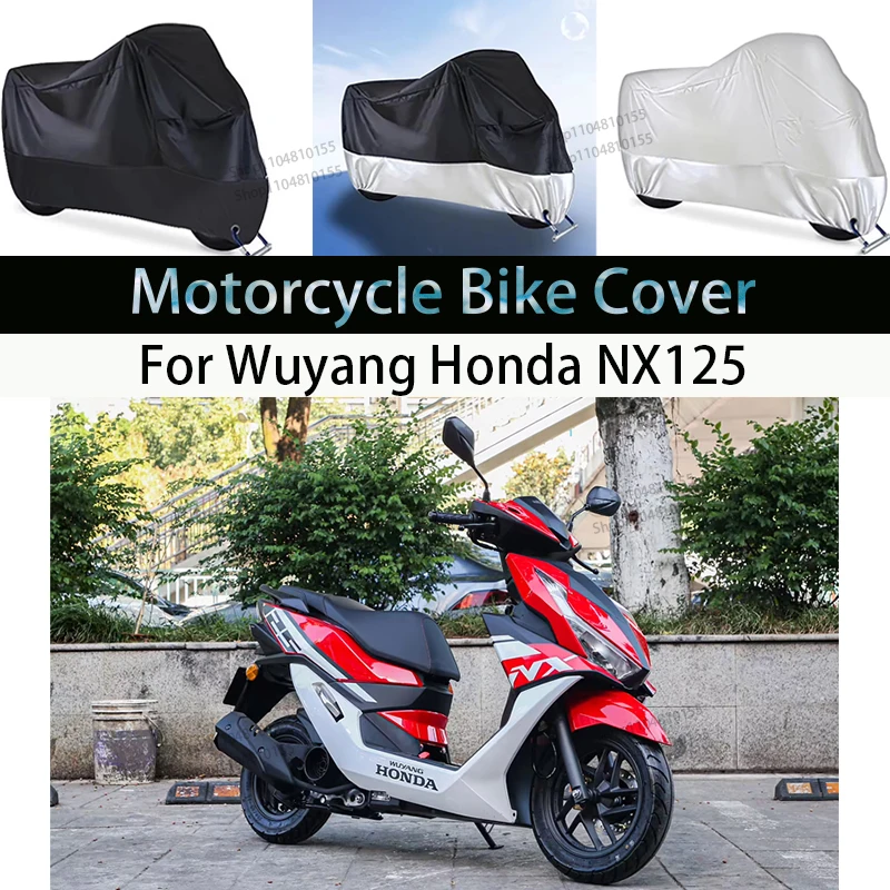 

For Honda NX-125 Motorcycle Cover Waterproof All Season Dustproof UV Cover Outdoor Indoor Moto Scooter Motorbike Rain Cover