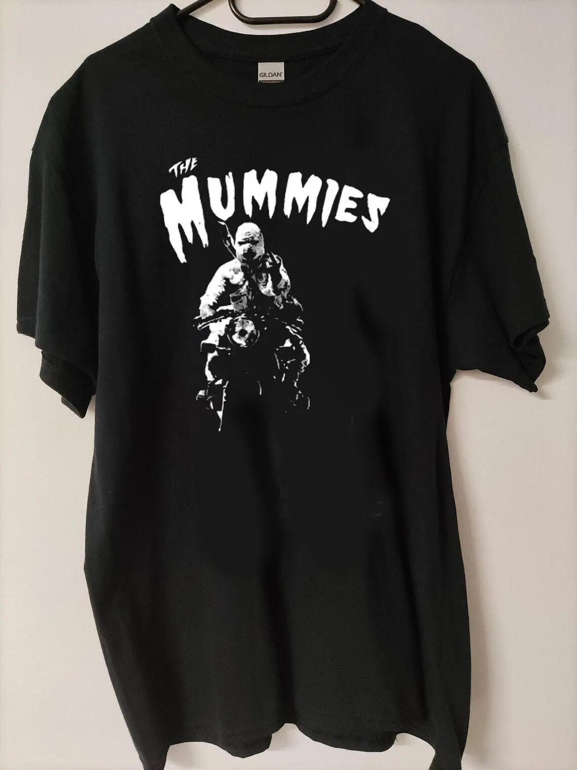 THE MUMMIES Motorcycle T shirt Garage Budget Rock TE7151