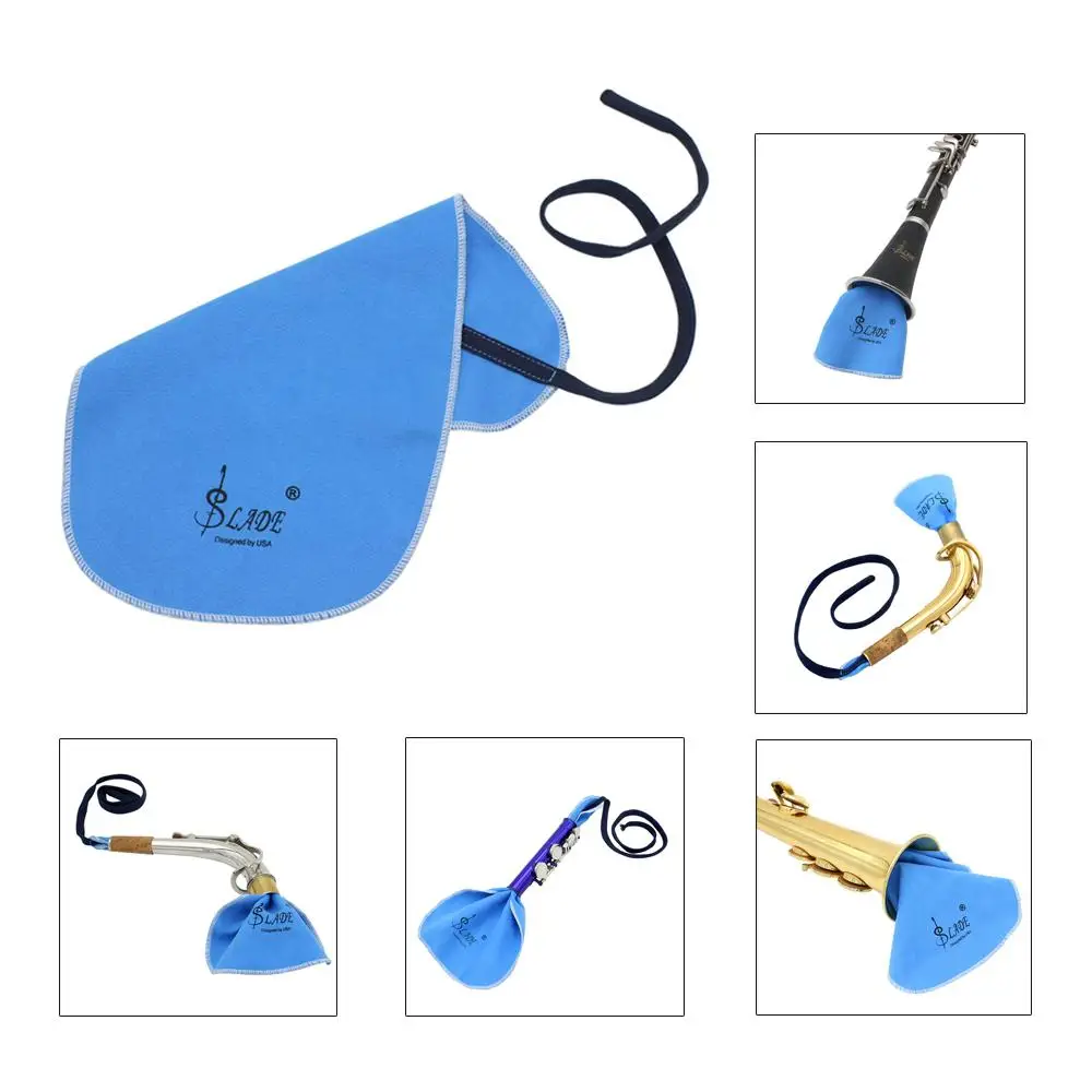 Instruments Cleaning Cloth Saxophone Sax Cleaning Care For Clarinet Piccolo Flute Sax Saxphone Woodwind Instruments Accessories