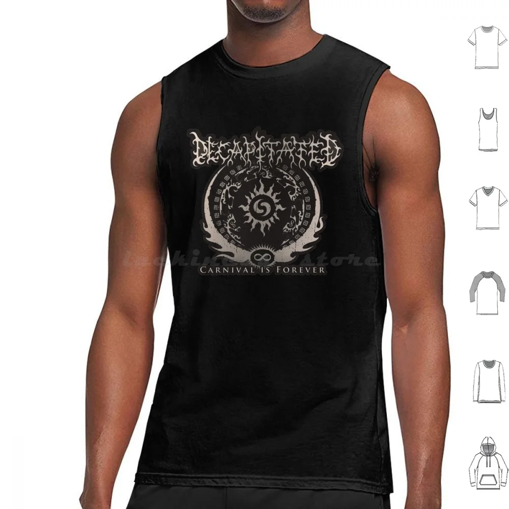 Logo Of Scream They Art Tank Tops Vest Sleeveless Decapitated Metal Decapitated Decapitated Death Metal Decapitated Metal Band