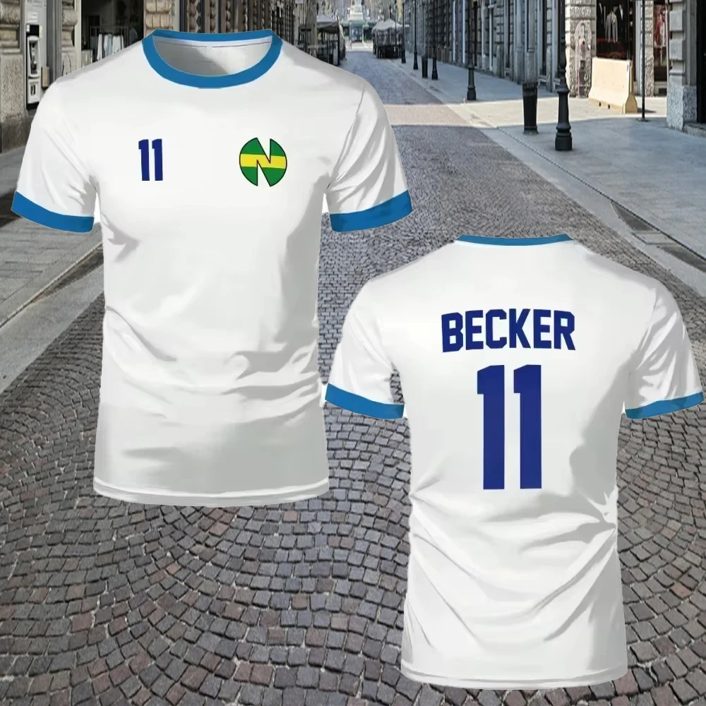 

Tsubasa School Nansheng Olive And Benji Men Tshirt Jersey 3D Men T Shirts Sport Shirt Kids Short sleeve Women Clothing Tshirt