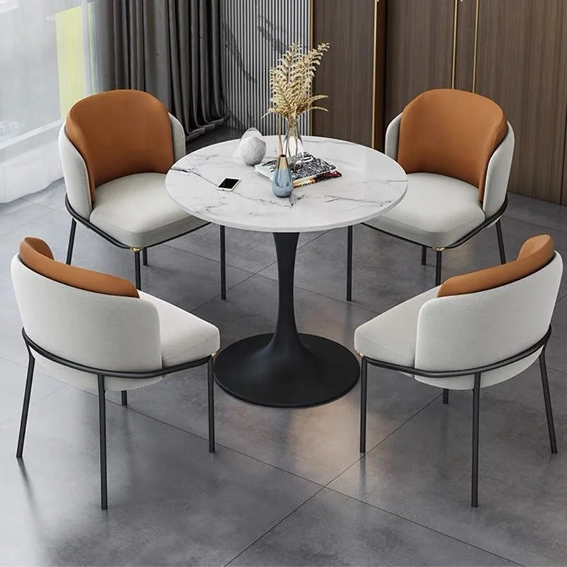 

Dining room furniture modern wood black rectangle dining table dining chairs