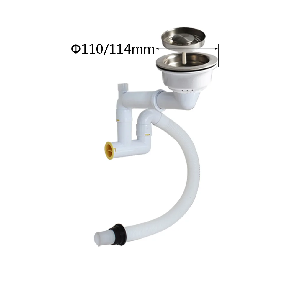 Talea Kitchen Sink Drainpipe,Plumbing Waste Kit,Single Drainage Waste Kit