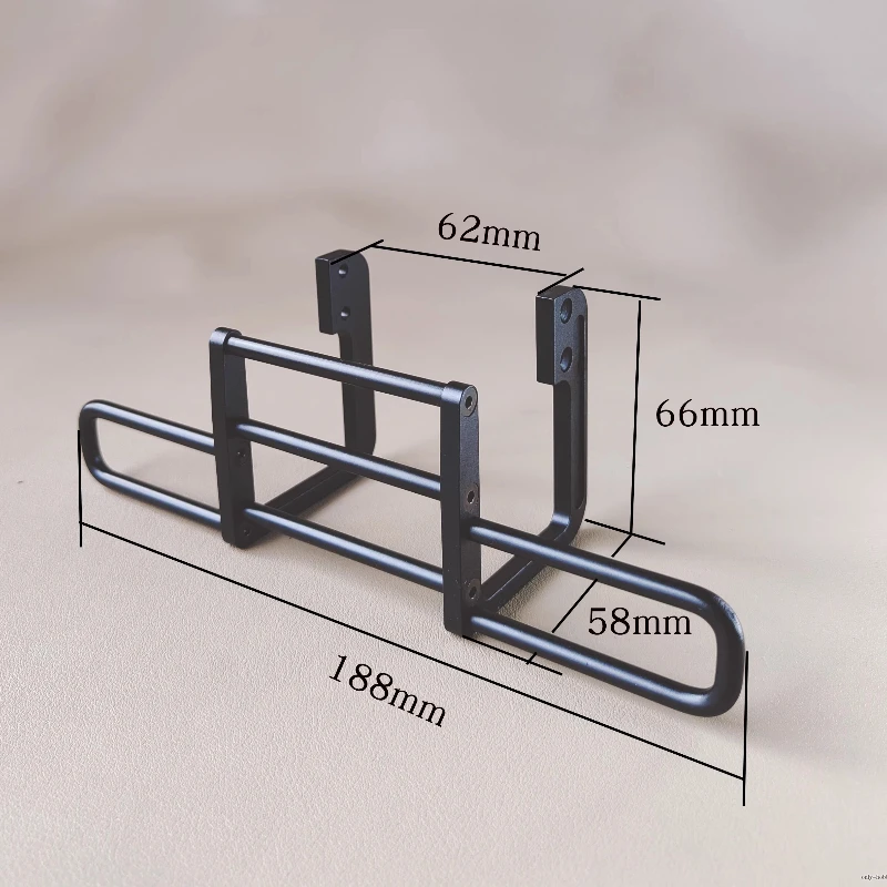 Riel anticolisión de parachoques delantero de Metal para camión Tamiya RC 1/14, remolque volquete Benz 1850 R620 470