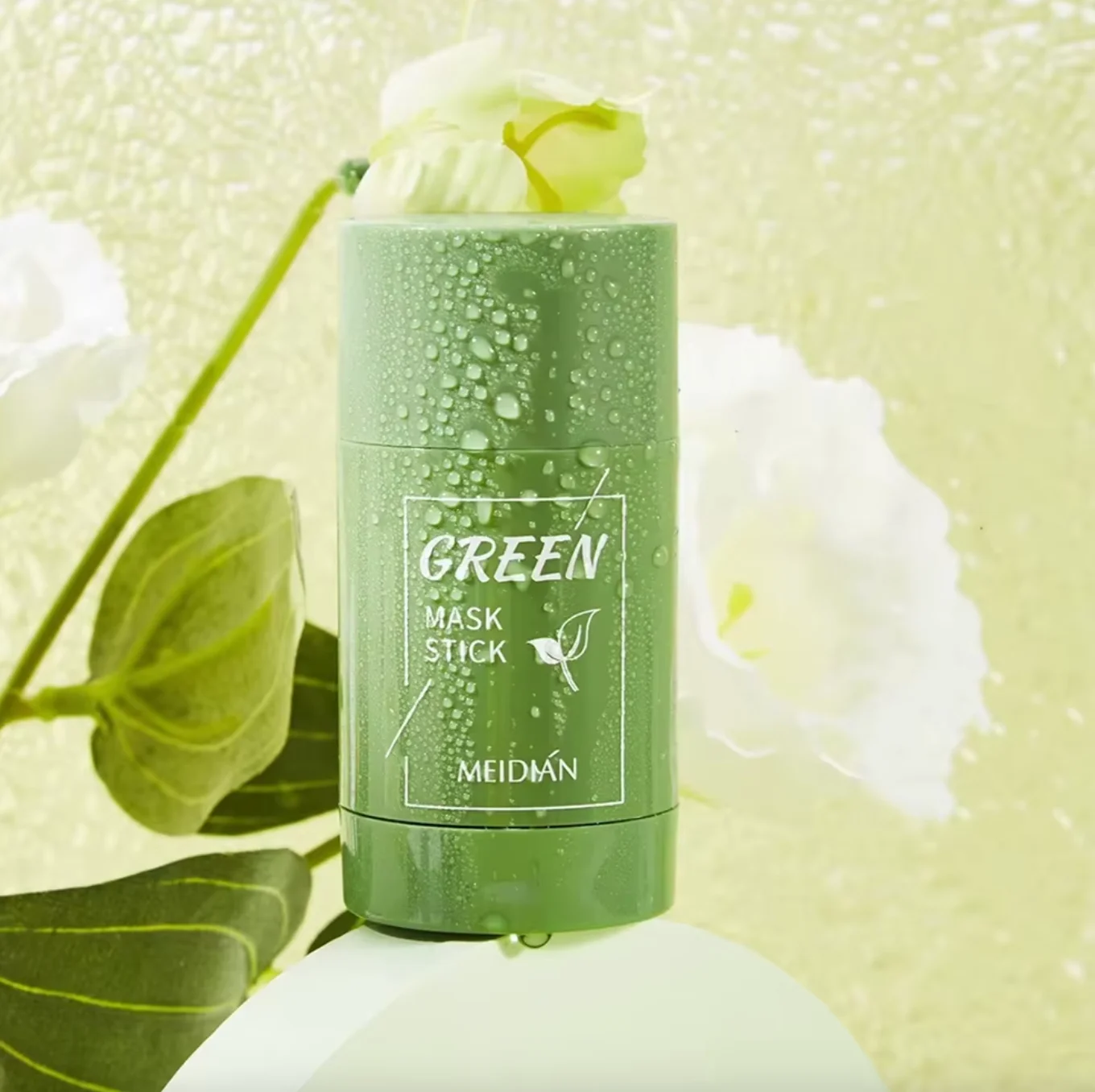 Spreadable Mud Mask Stick Hydrating Moisturizing Oil Control Exfoliating Deep Cleaning Green Tea Solid Mask