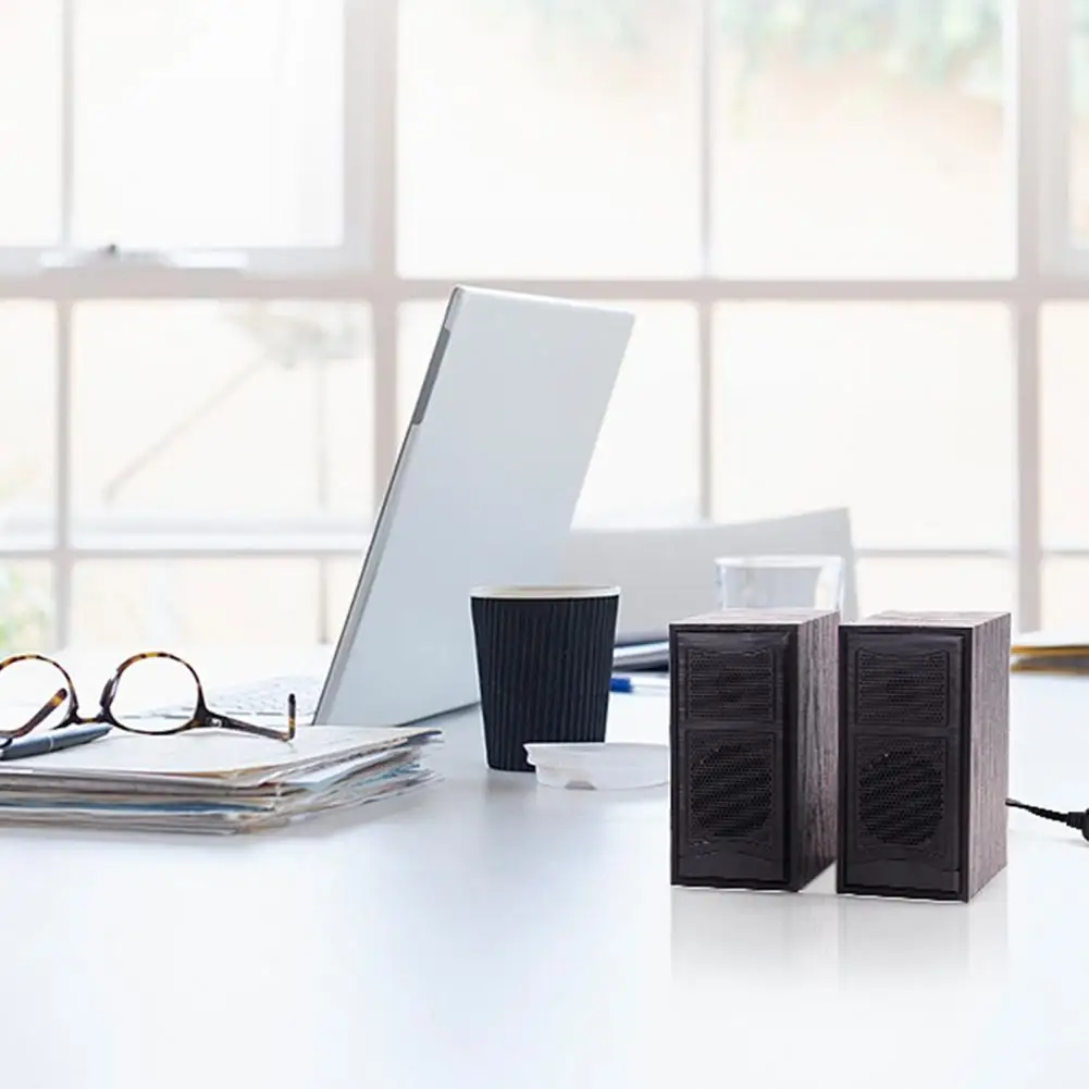 Loa Gỗ 1 Thiết Thực Chắc Chắn Di Động Có Dây Máy Tính Loa Cho Tivi