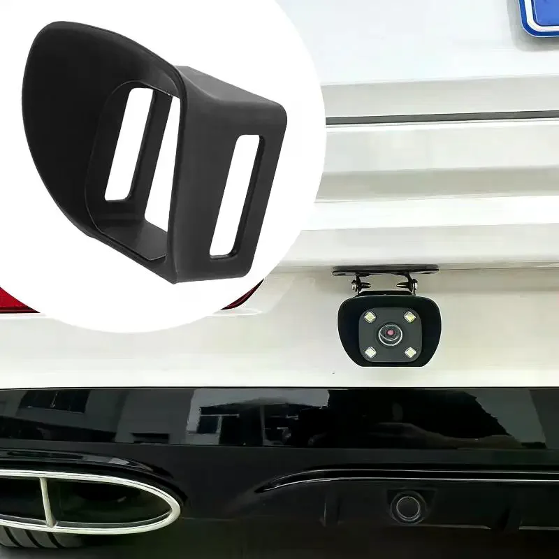 Car Rear Camera Rain Cover Universal Silicone Backup Camera Guard Dust Shield For Truck RV Vehicle Exterior Protection Trim