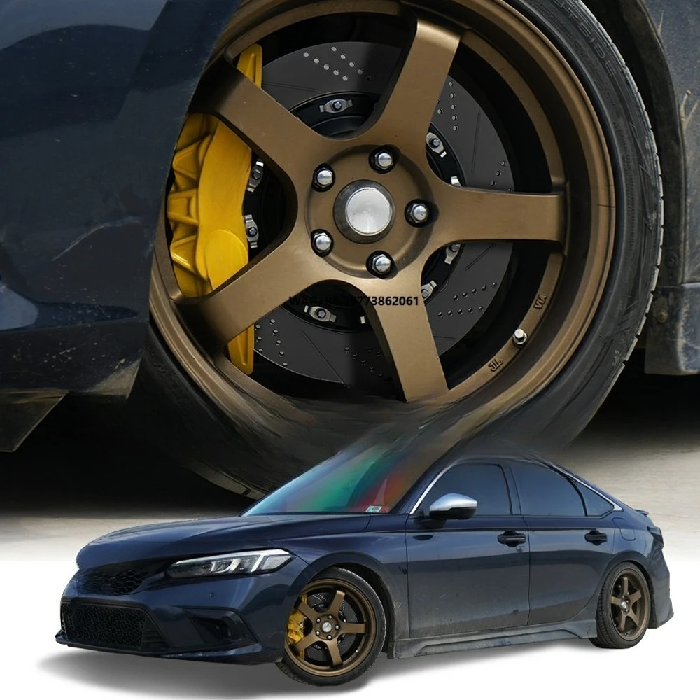 

P60EV Auto Brake Accessories Front BBK 6 Piston Brake Calipers Kit for Civic EK EK9 EP3 FD2 FN2 FL5