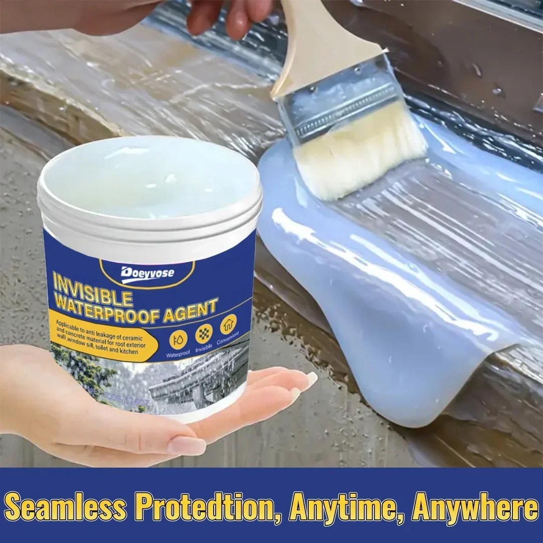 Clear Invisible Waterproof Coating Agent High Adhesion Anti-Leak Paste  Household  Waterproof Sealant