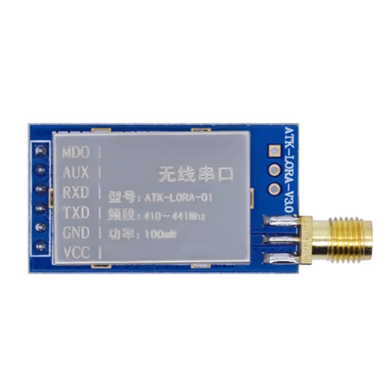AA60-2X ATK-LORA-01 وحدة LORA وحدة الاتصالات التسلسلية اللاسلكية SX1278 وحدة لاسلكية 3000 متر