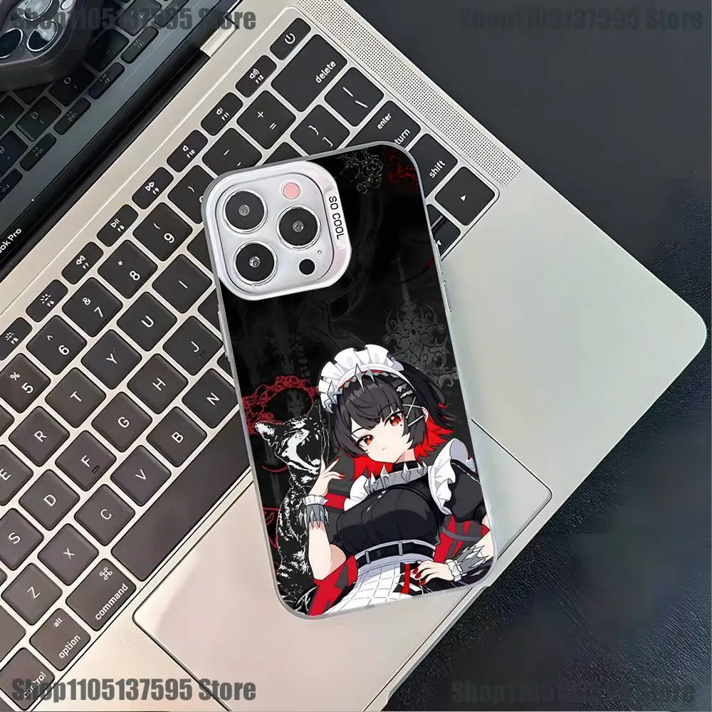 Custodia per telefono ZZZ Ellen Joe per iPhone 17,16,15,14,13,12,11,Pro,XS,Max,Plus,Mini,SE4,E Cover antiurto opaca bianca