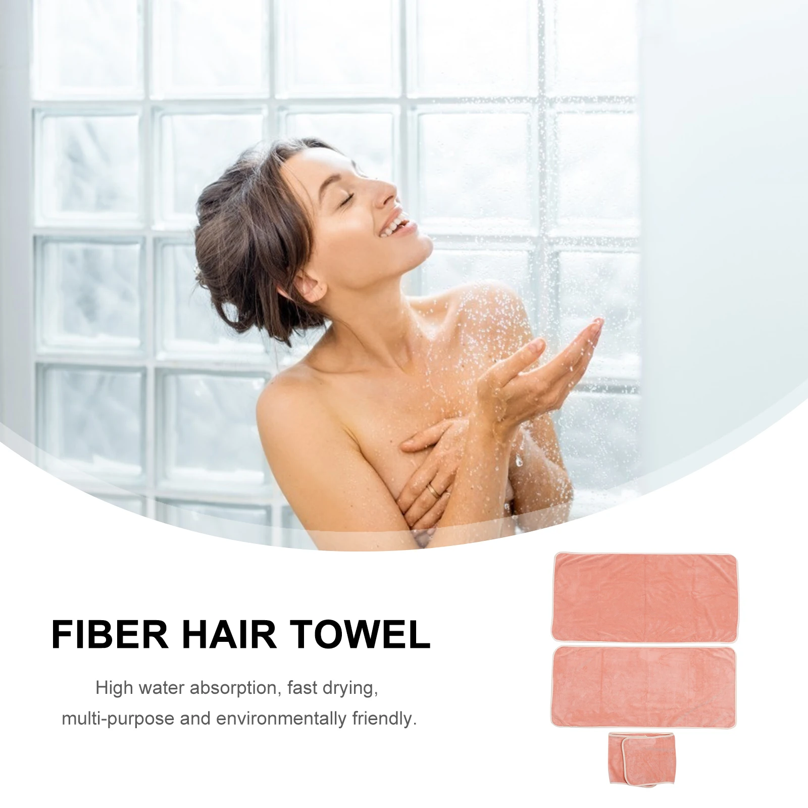 

Beauty Salon Towel Set Fiber Hair Turbans Bath Head Cloth Pillow Spa Wrap Soft Durable Elastic Breathable Women Facial