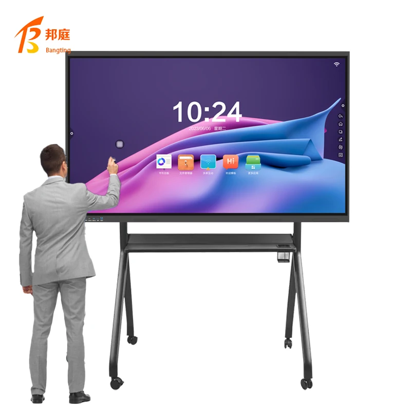 55 65 75 85 86 98 Inch Interactive Panel Interact Flat Panel Interactive Whiteboard Smart Board for Teaching Interactive Board