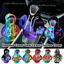 Car Gear Shift Knob Cover Manual Handle Gear Sweatshirt Change Lever Cover Hoodie Car Gear Shift Cover Fashion Gearshift Hoodie