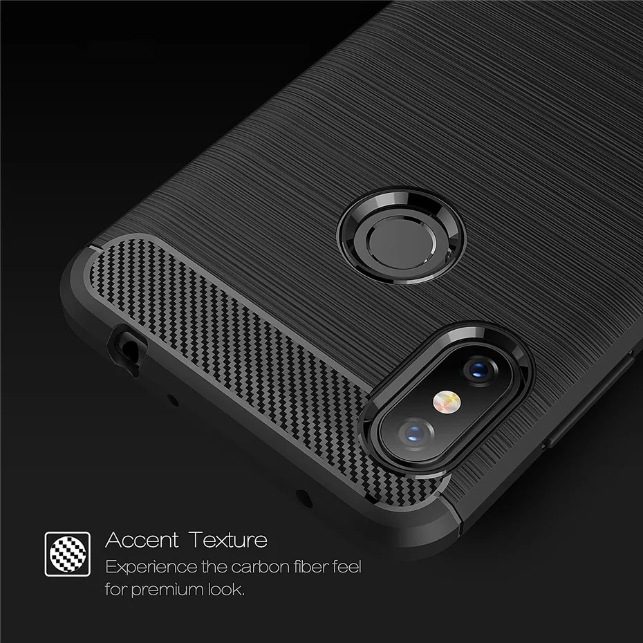 Case For Xiaomi Redmi Note 6 Pro Redmi 6 Pro Shockproof TPU Carbon Fiber Soft Silicone Cover For Xiaomi Redmi Note 6 Pro Case