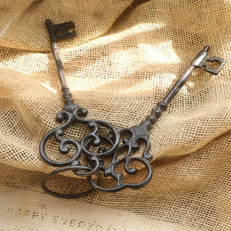 Kép 5: 1db évjárat Odavet Bevasal keychain fali dekor keychain kerti dekor Adomány számára Szünidő haloween fotózás kellék Mesterkedés kültéri statues