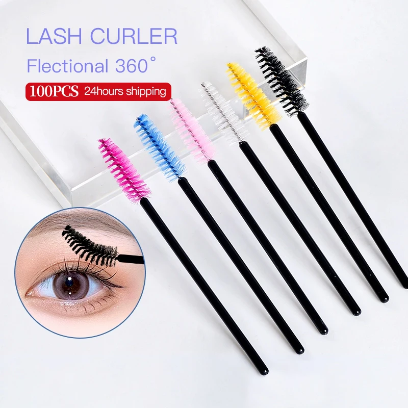 

100pcs Disposable Permanent Makeup Cleaning Extention Eyelash Brushes Eyebrow Brush for Microblading Beauty Pmu Tattoo Supplies