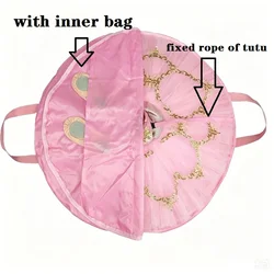 Professional Ballet Tutu Bag Pink For Sale Black,Navy blue,pale blue Colors Waterproof Tutus Bag Competition Flodable Tutu Bags