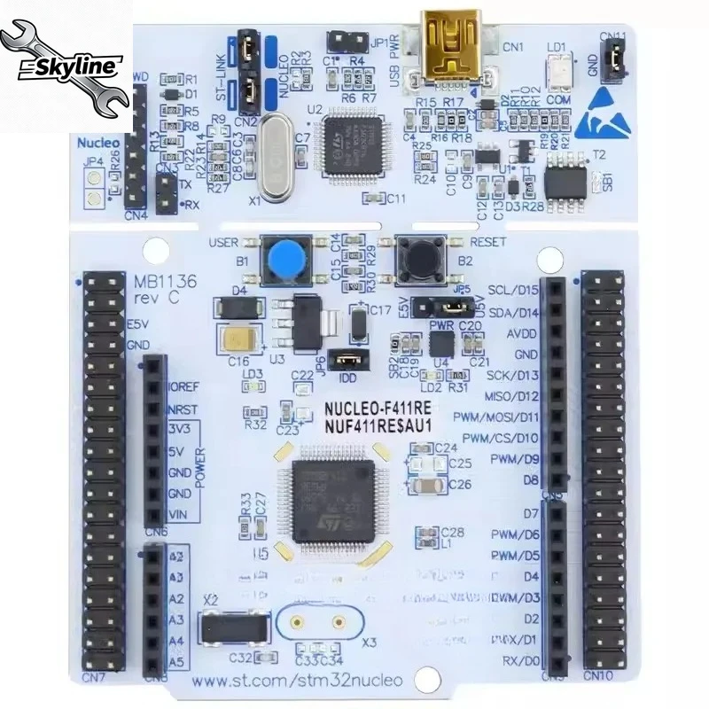 

NUCLEO-F411RE STM32F411RET6 Микроконтроллер STM32 макетная плата