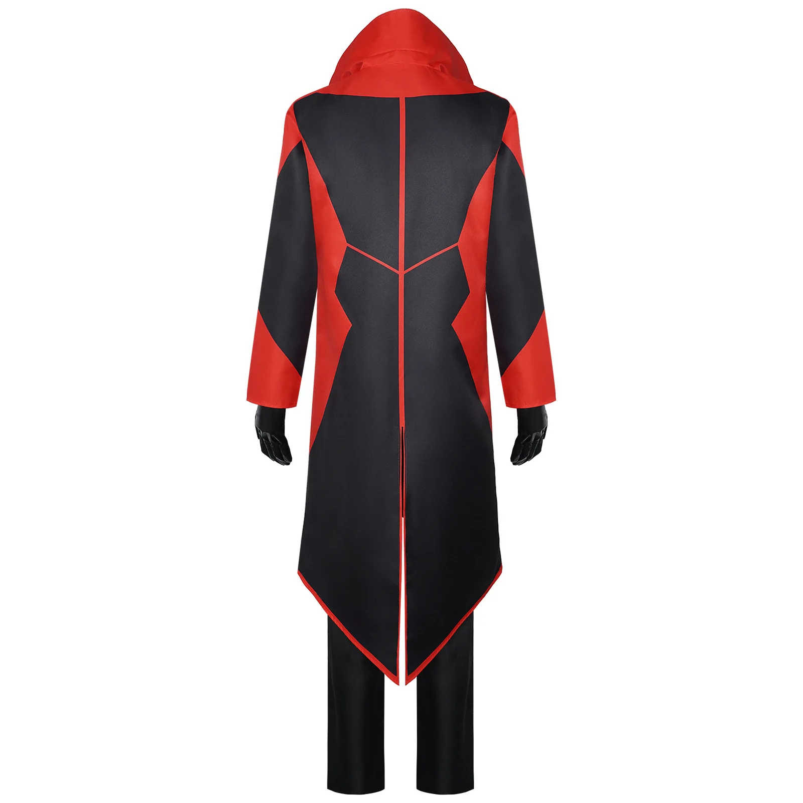   2 Costume de Cosplay tête d'œuf d'halloween rouge, tenue de médecin, spectacle sur scène, vêtements traditionnels chinois pour femmes