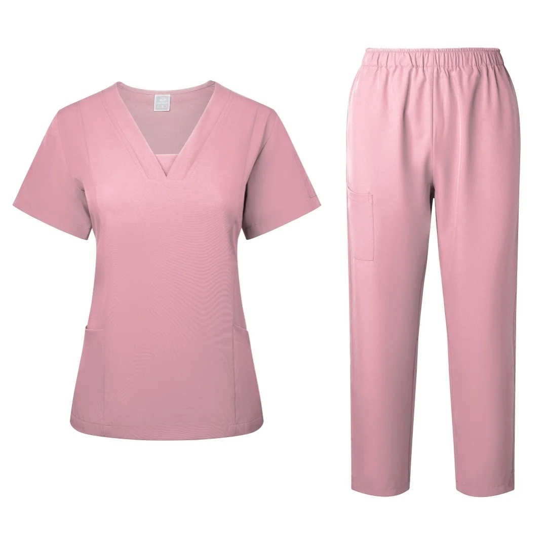 Medical Uniforms Women Scrubs Sets Nurse Nursing Accessories Beauty Salon Spa Work Clothes Surgical Suit Lab Hospital Overall