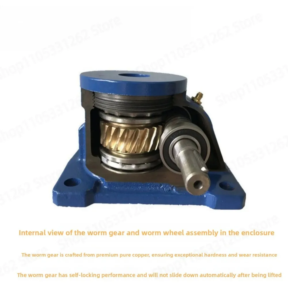 SWL Screw Jack Manual Hand‑crank Lifting Platform Light‑duty Electric Four‑unit Linkage Screw Lifter