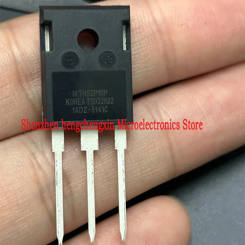 10PCS 100%New Original IXTH52P10P TO-247 P-channel withstand voltage: 100V current: 52A field-effect transistor