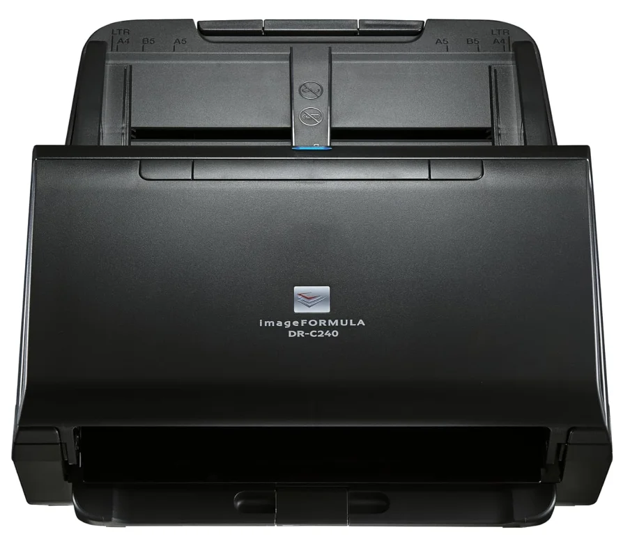 Scanner de documents de bureau pour Canon DR-C240, machine de numérisation compacte recto-verso A4 avec USB et chargeur automatique, scanner de bureau Canon DR-C240