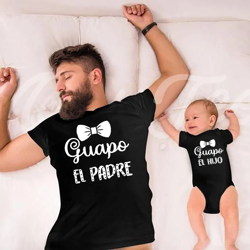 

Handsome Father/son Daddy and Me Shirts Dad and His Boy Matching T-shirts Father and Son Tees Matching Daddy and Son Outfit