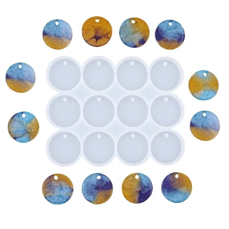 

Универсальная силиконовая плесень бабочка/круглые/овальные украшения аксессуары для DIY