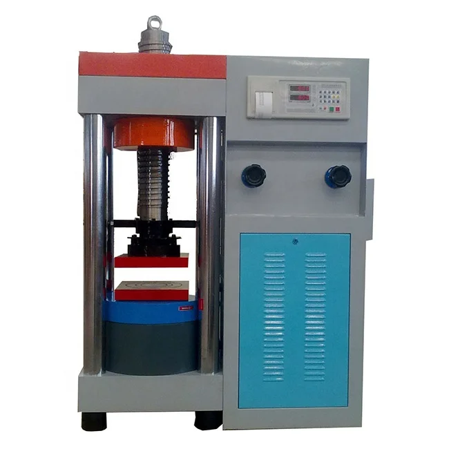 YES-3000KN Manual Hydraulic Concrete Compression Testing Equipment Export