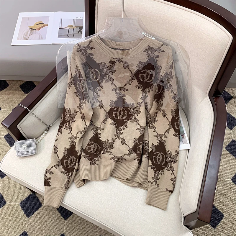 New elegant Women woolen Sweater Basic Pullovers winter Fashion soft Knitting Sweaters Long Sleeve Female Pullover Tops