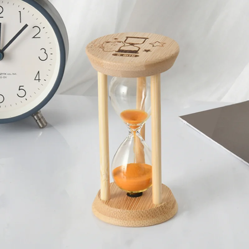 1-30 Minutes Newest Wooden Fluorescence Hourglass Desktop Decoration Sand Clock Creative Timer Sandglass Office Accessories Gift