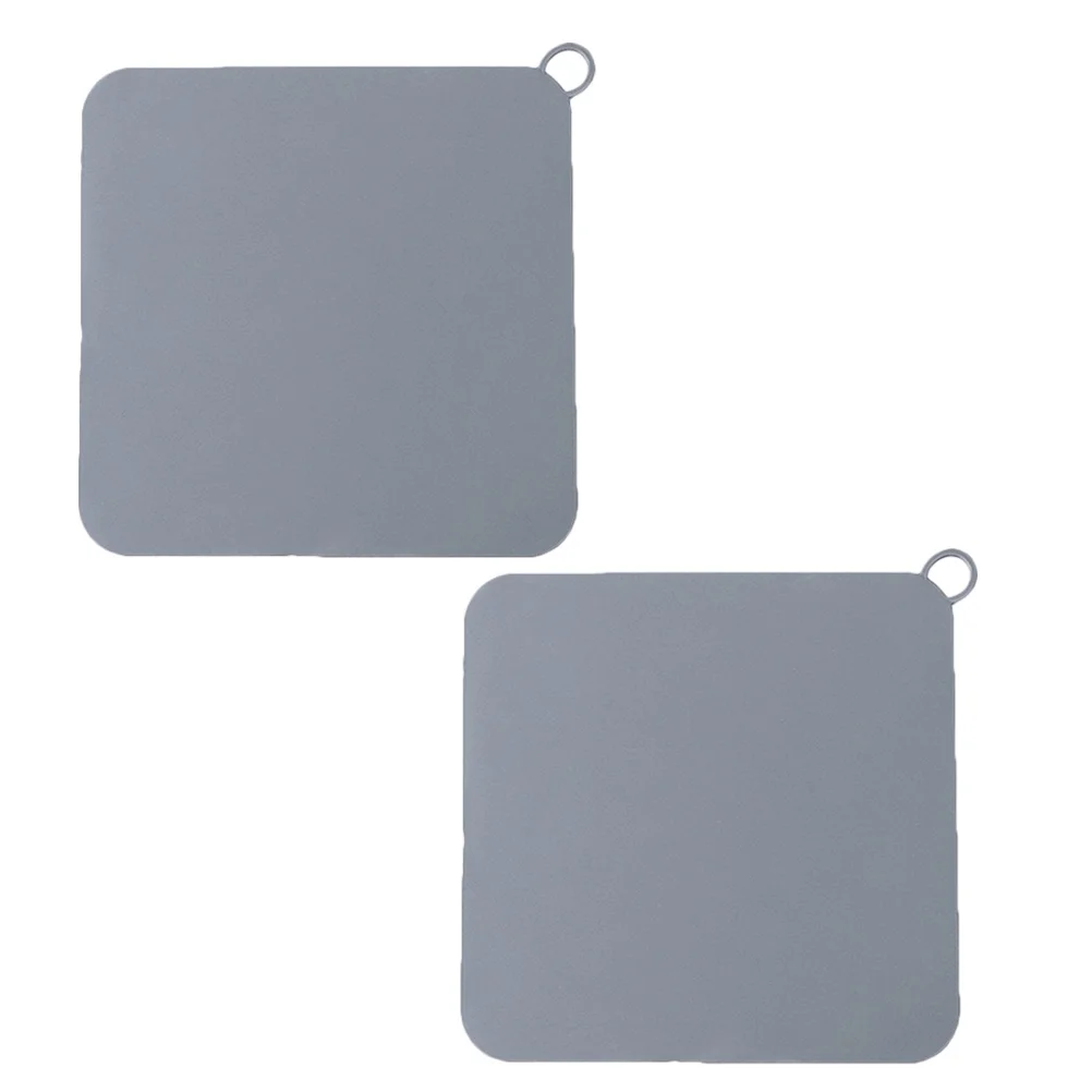 

2Pcs Silicone Toilet Drain Cover Floor Drain Caps Anti-Clogging Sewer Cover Kitchen Bathroom Wash Basin Hair Waste Catcher