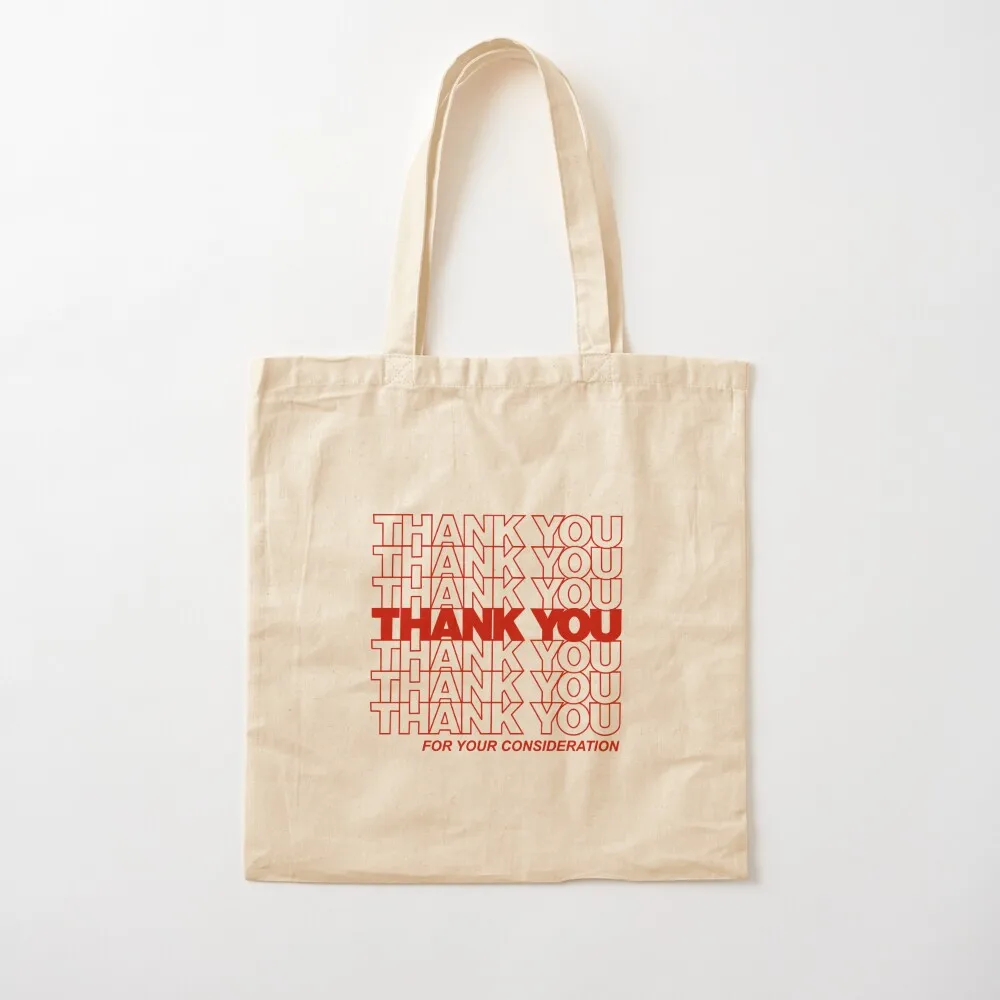 

Thank you for your consideration (Hunger Games quote) Tote Bag personalized tote bag Gift bag Canvas Tote