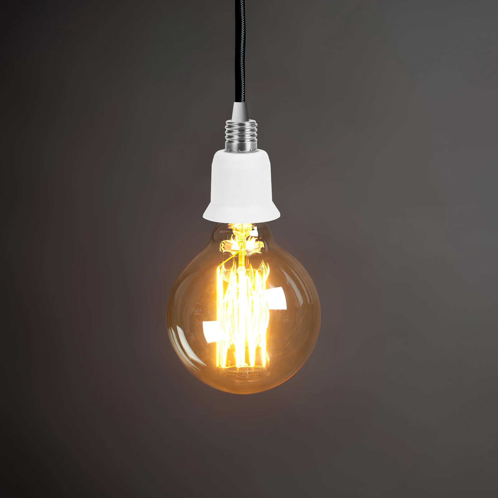 

5Pcs Light Bulb Socket Adapters Easy Install Lamp Converter E17 to E27 E26 Base Bulb Holder Adapter for Kitchen Bedroom Shop