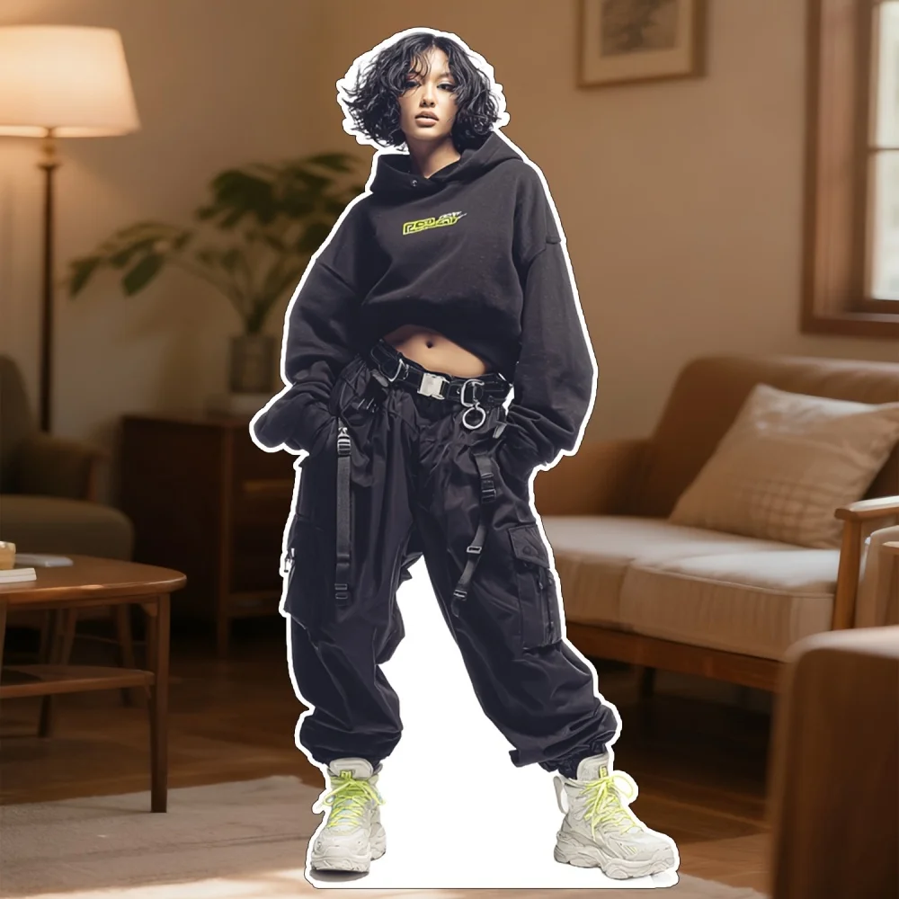 1pc Customizable Full Body Standee Prop, for Home Decor & Urban Themed Party Props, Suitable for Parties, Weddings, Christmas