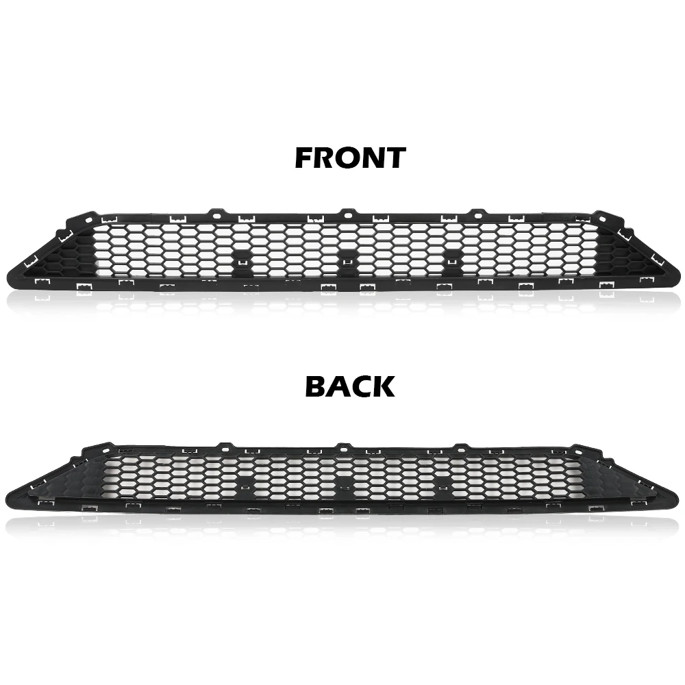 Front Bumper Lower Grille Grill Matte Black Fit For 2016-2018 Hyundai Tucson view 3