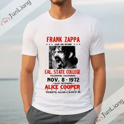 O Neck T-shirt Black street menswear top Frank Zappa Hot Rats unisex short sleeved loose T-shirt Teen Cool T-shirt