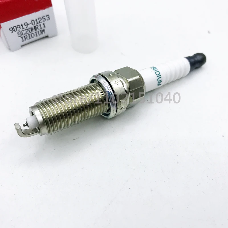 New 4pcs SC20HR11 90919-01253 Iridium Spark Plug Fit For Toyota corolla Carola Vios 1.6 AVENSIS Saloon YARIS Lexus YARIS RAV 4 R