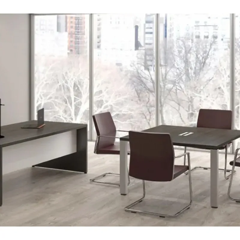 Customized solid wood modern furniture office conference table multi-person conference table