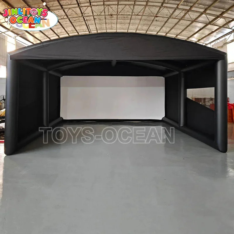 Inflatable Golf Simulator Enclosure, Portable Inflatable Golf Swing Booth for Indoor Practice